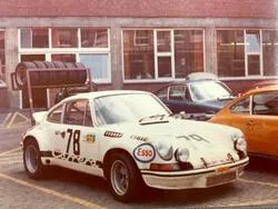 Entretien a l'usine apres Le Mans, 1973